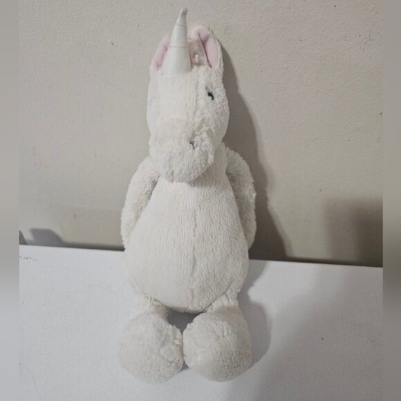 JellyCat Bashful White Unicorn Plush Toy Medium 12 - Picture 2 of 7